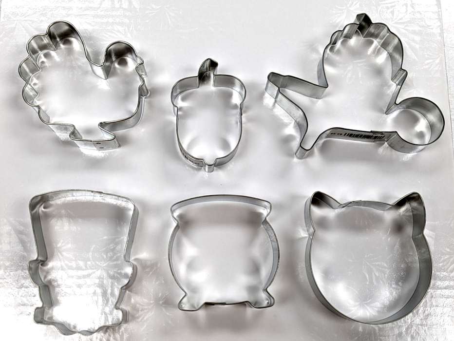 Fall & Halloween Cookie Cutter Set - 6ct