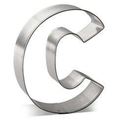 Letter C Cookie Cutter 3"