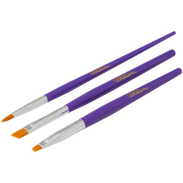 Wilton Cake and Cookie Decorating Brush Set, 3-Piece