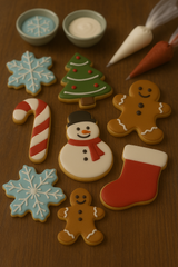 Winter Basic Cookie Class - Royal Icing -  October 18th, 10:30 to 2:30pm