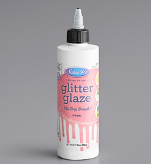 Glitter Glaze - Pink - 10oz. Bottle