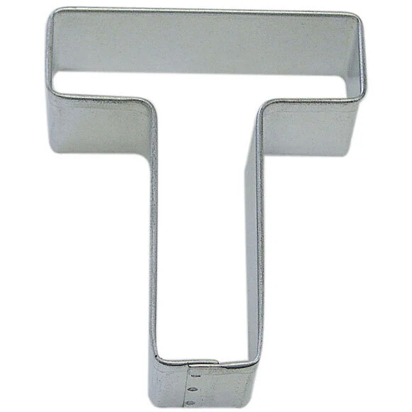 Letter T Cookie Cutter 3"
