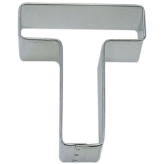 Letter T Cookie Cutter 3"