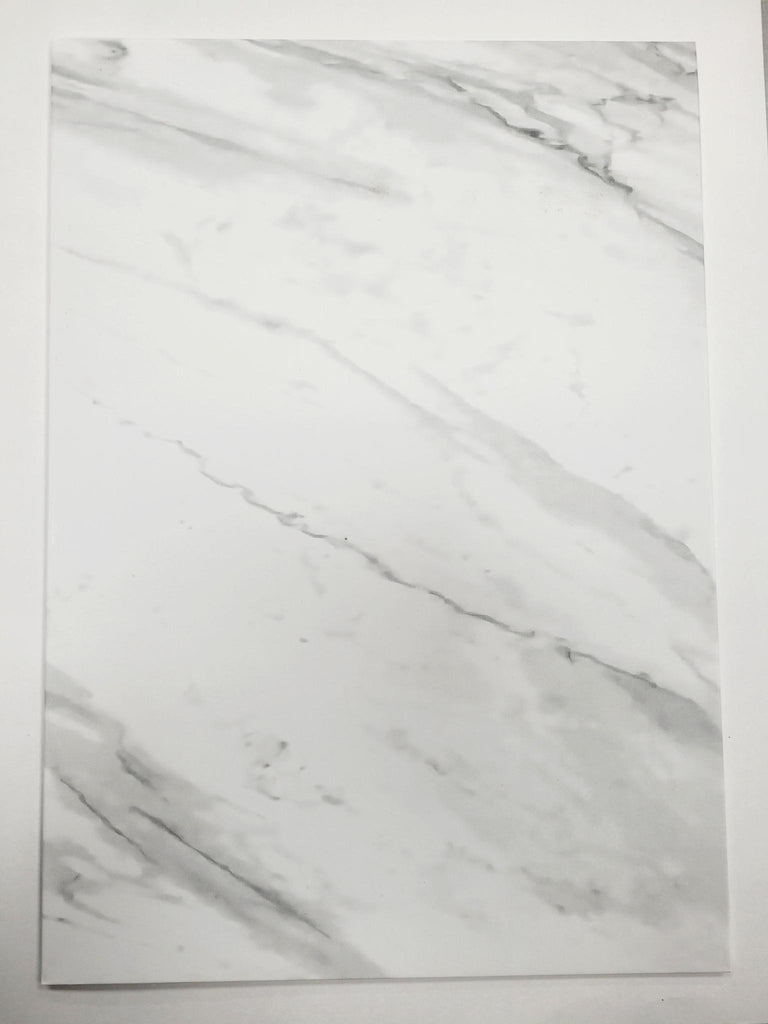 White Marble Rectangle Cake Board - 1/4 sheet ( 14" x 10" )
