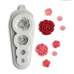 Roses - 4 in 1 Silicone Mold