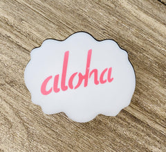 Aloha Cookie Stencil