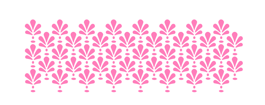 Art Deco Leaf Cake Stencil