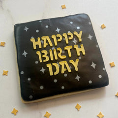 Birthday Force Cookie Stencil