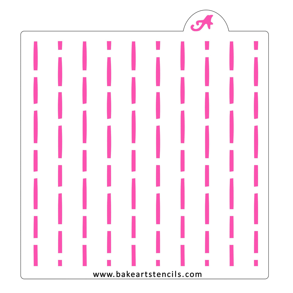 Boho Thin Lines Pattern Stencil