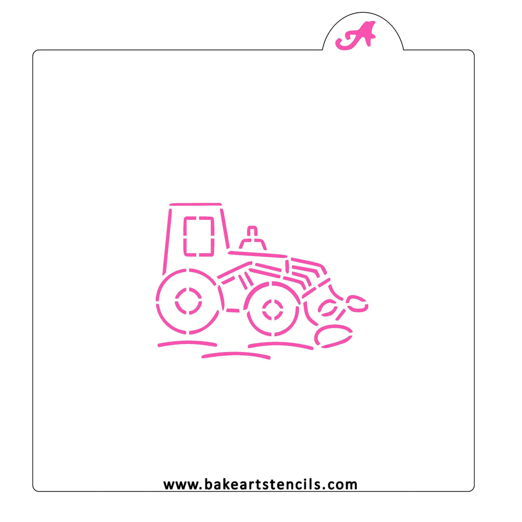 Bulldozer Truck PYO Stencil