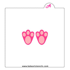 Bunny Footprints Cookie Stencil Set