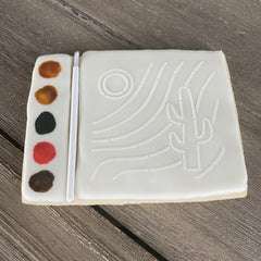 Cactus Boho PYO Cookie Stencil