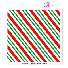 Candy Cane Stripes Cookie Stencil Set