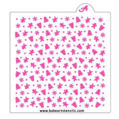 Christmas Confetti Cookie Stencil