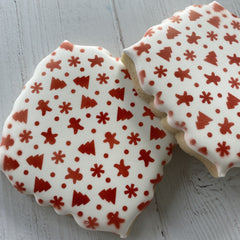 Christmas Confetti Cookie Stencil