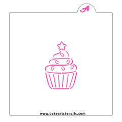 Christmas Cupcake PYO Stencil