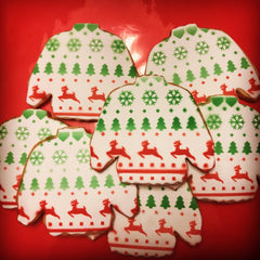 Christmas Sweater Pattern Stencil