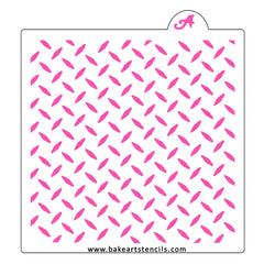 Diamond Plate Pattern Stencil