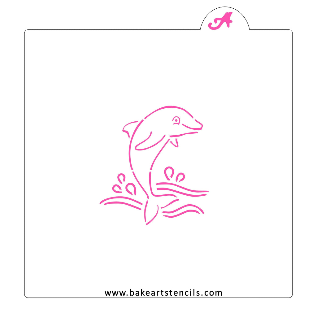 Diving Dolphin PYO Stencil