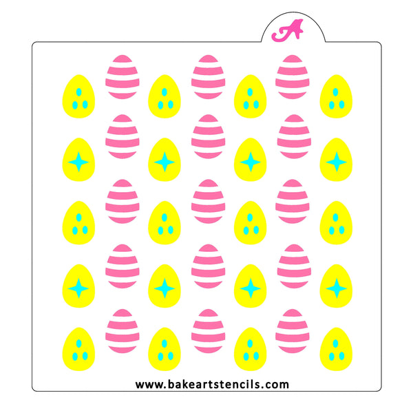 Easter Egg Pattern Stencil | Cake Craft Shoppe, LLC easter-egg-pattern-stencil-cake-craft-shoppe-llc