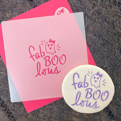 FabBOOLous Cookie Stencil