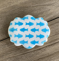 Fish Pattern Cookie Stencil