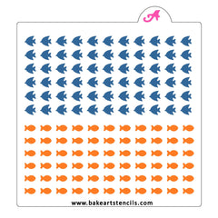 Fish Sprinkles Stencil