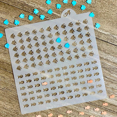 Fish Sprinkles Stencil