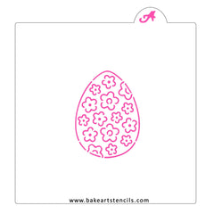 Floral Easter Egg PYO Stencil