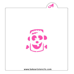 Fun Frankenstein Cookie Stencil