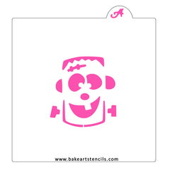 Fun Frankenstein Cookie Stencil