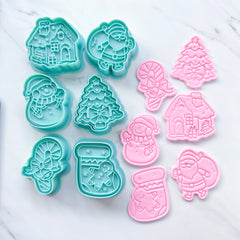 CHRISTMAS CUTTERS/ EMBOSSERS SET