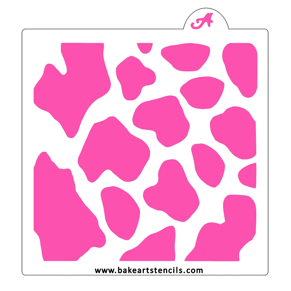 Large Cow Print Stencil