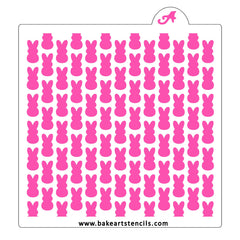 Marshmallow Bunnies Pattern Stencil