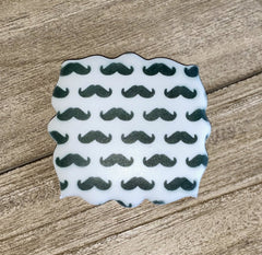 Mustache Pattern Stencil