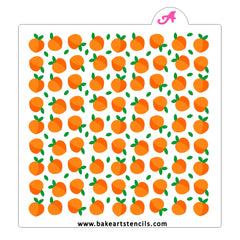 Peach Pattern Cookie Stencil Set