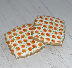 Peach Pattern Cookie Stencil Set