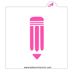 Pencil Stick Cookie  Stencil