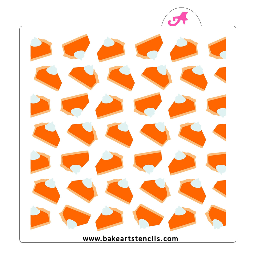 Pie Slices Pattern Stencil Set