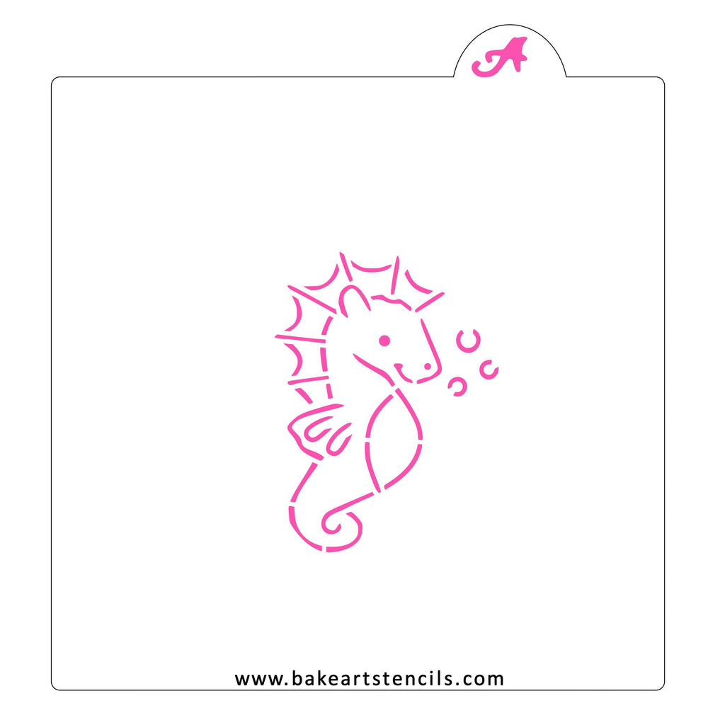 Seahorse PYO Cookie Stencil