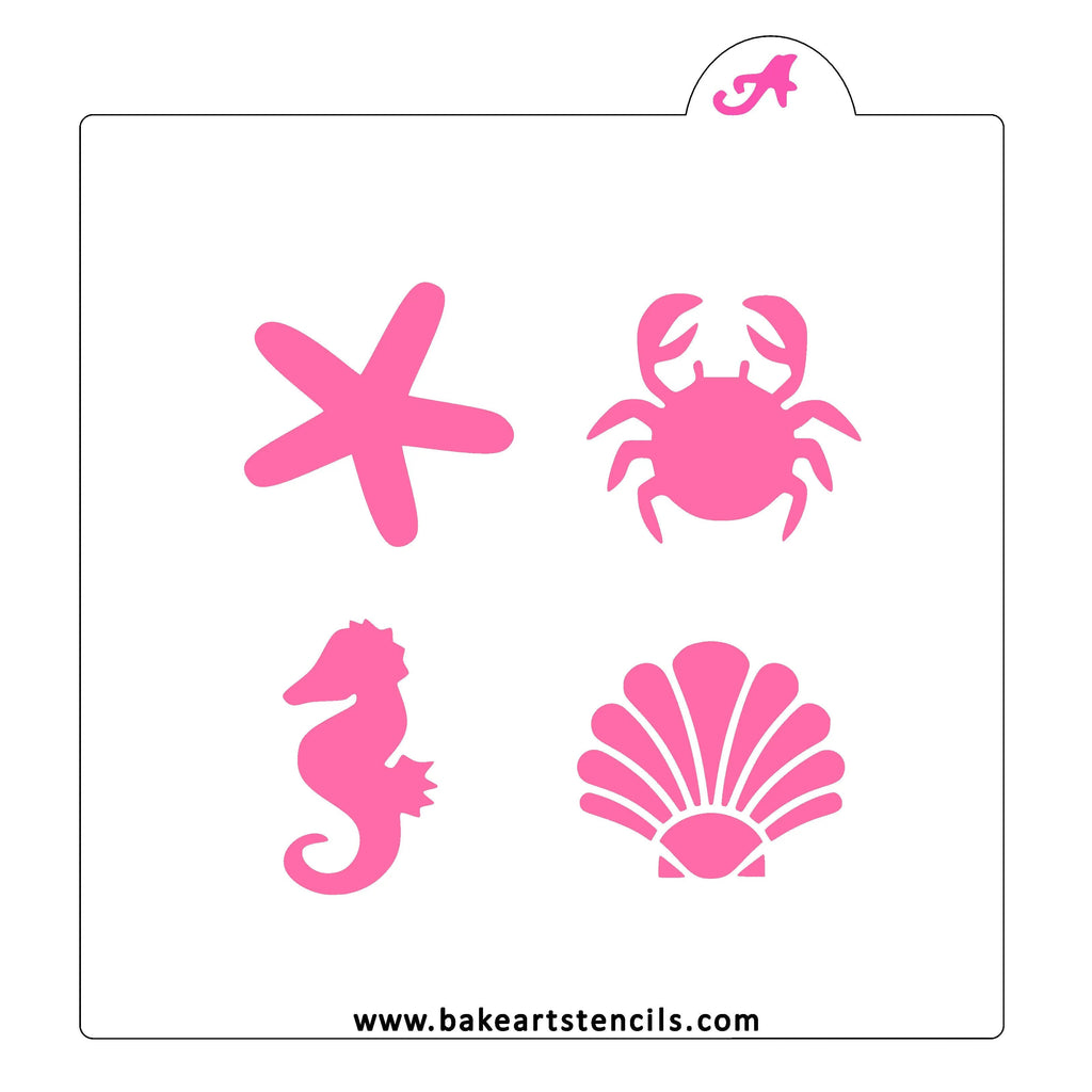 Seashore Oreo Stencil