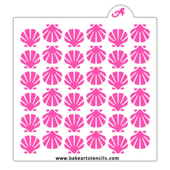 Shells Pattern Cookie Stencil