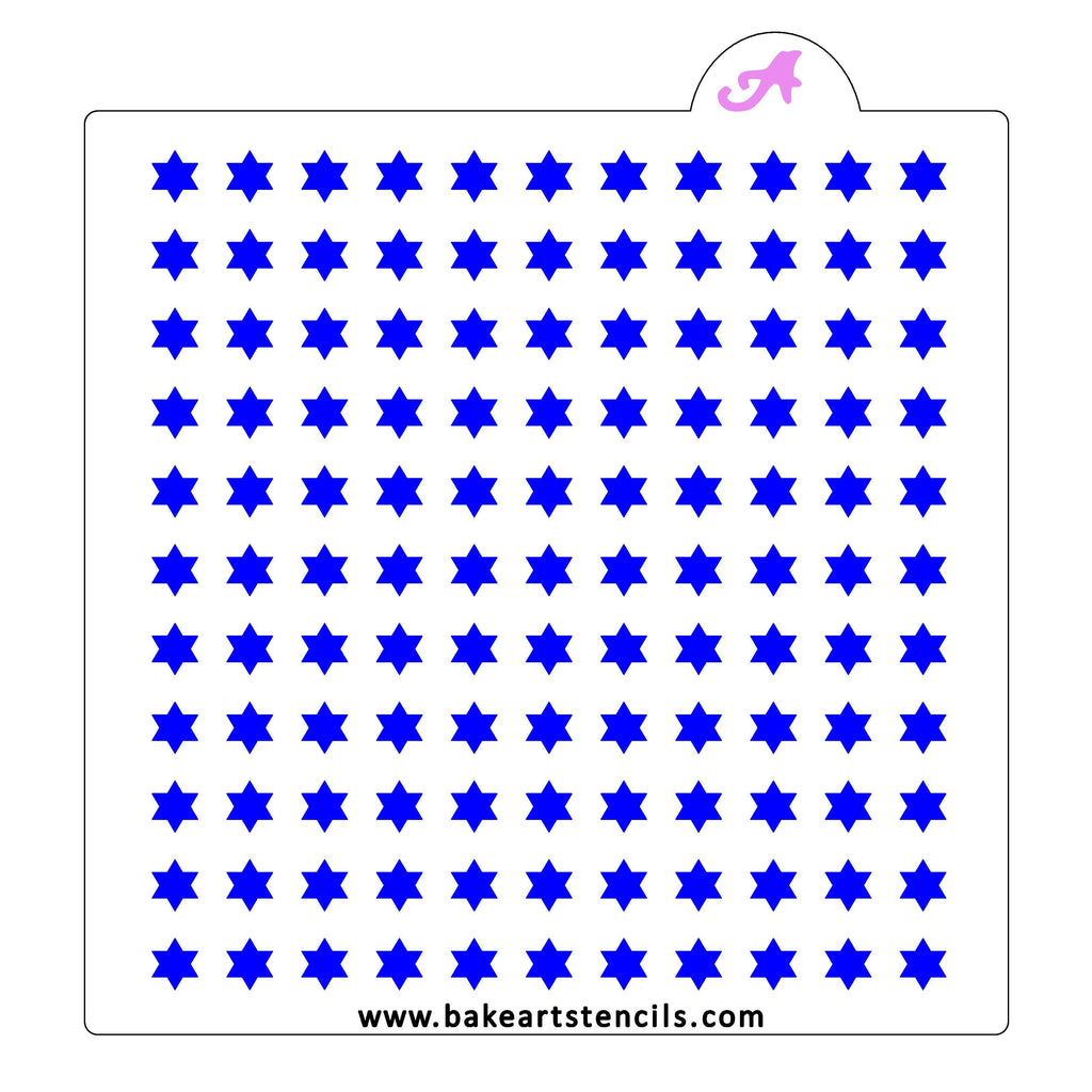 Star of David Sprinkles Stencil