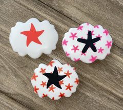Starfish Silhouettes Cookie Stencil