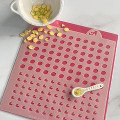 Summer Lemon Sprinkles Stencil