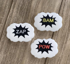 Superhero Sayings Stencil Set