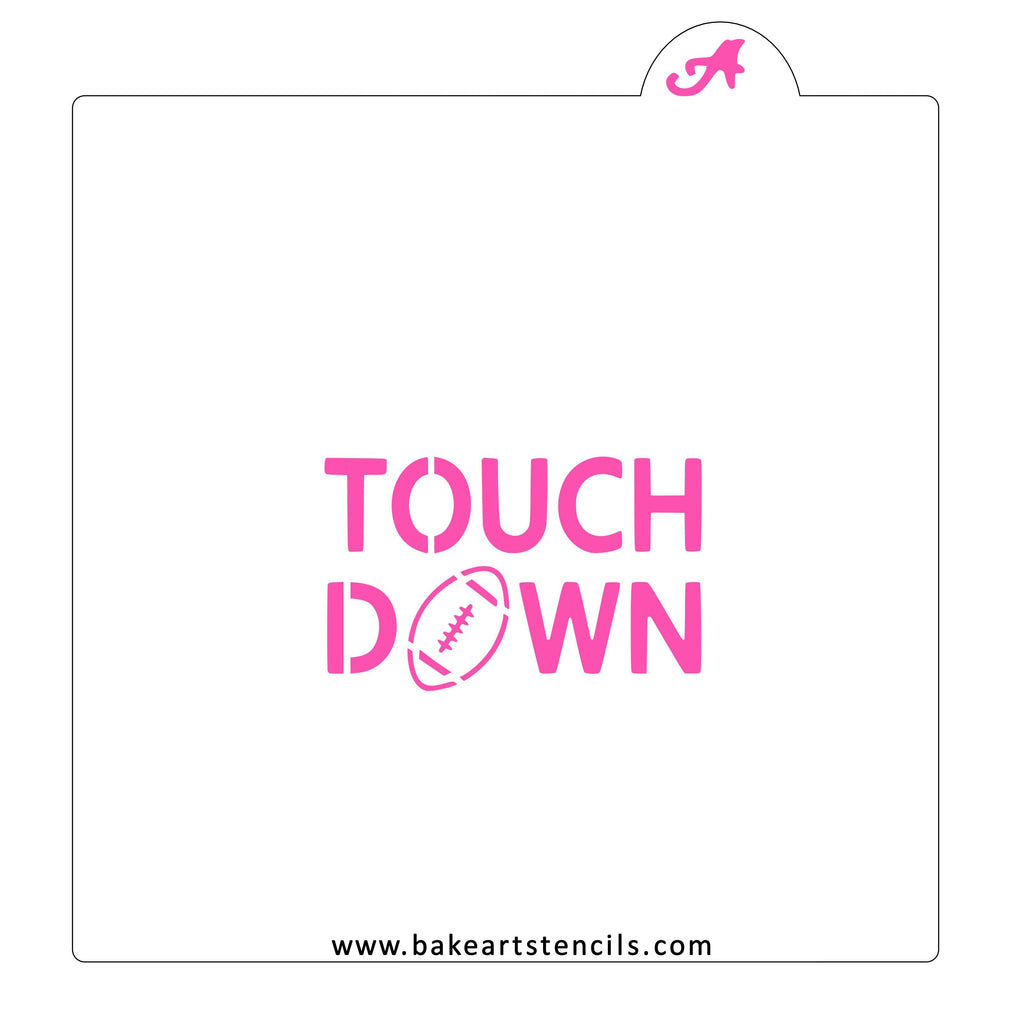 Touchdown Cookie Stencil