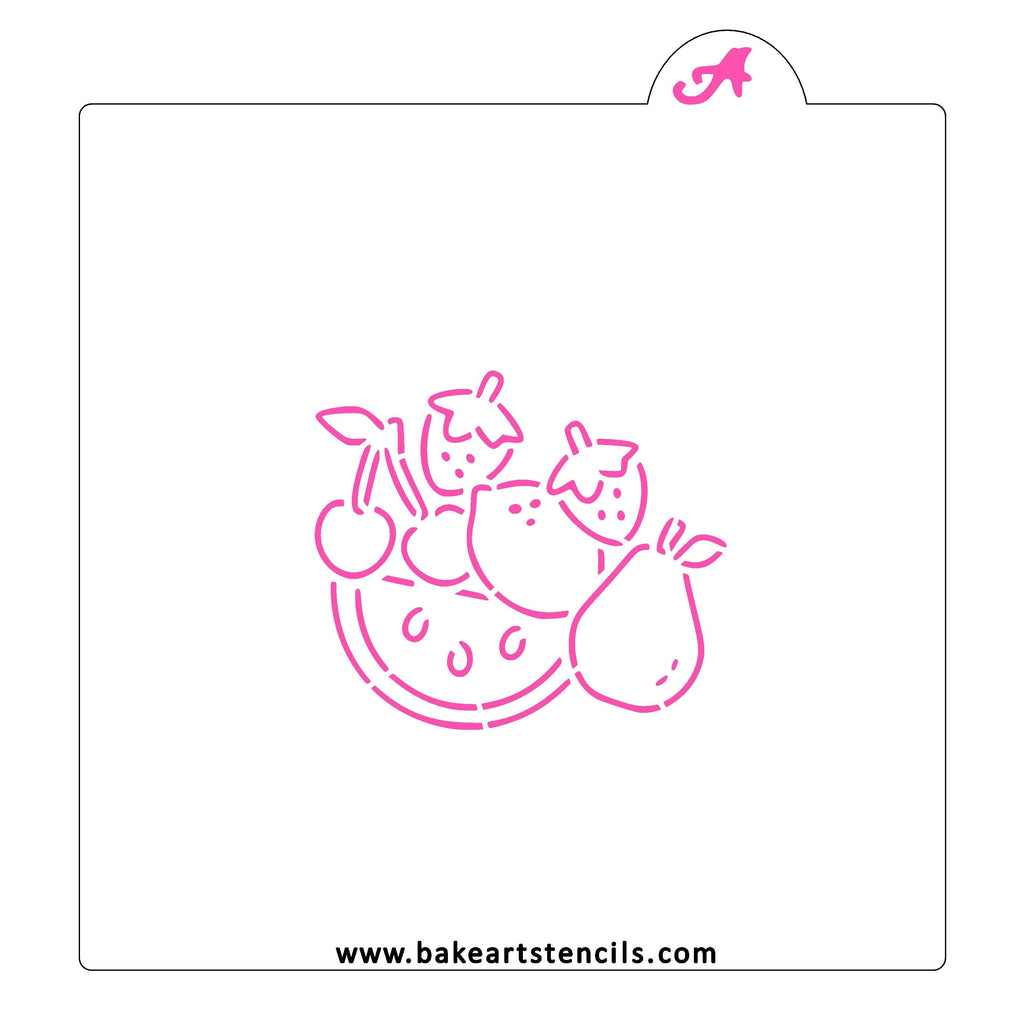 Tutti Fruit PYO Cookie Stencil