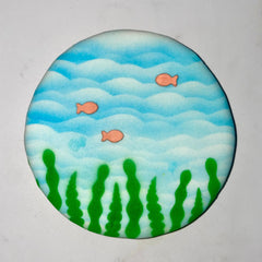 Under the Sea Edger Stencil