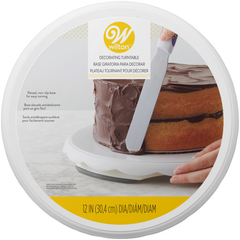 Wilton Round Decorating Turntable for Cake Decorating, Plastic, 12"